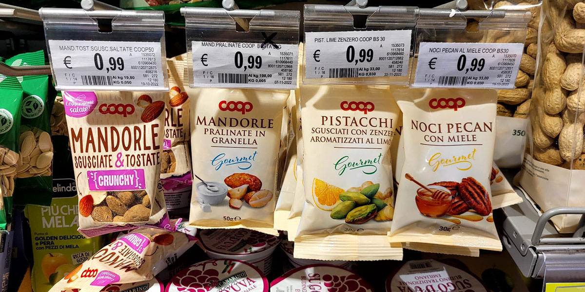 Frutta secca, in Coop diventa Gourmet